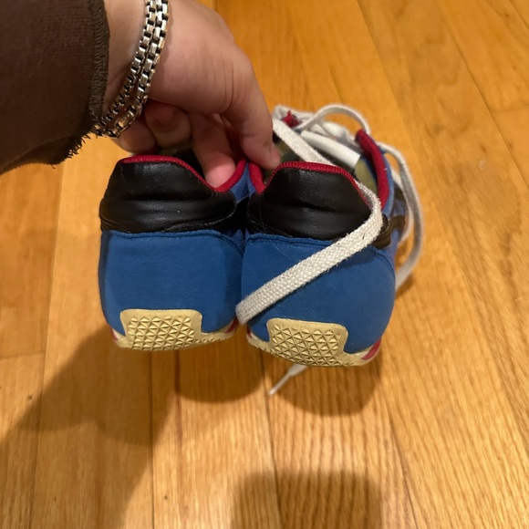 Vintage Asics Onitsuka Tiger Mexico 66 Shoes Sneakers Y2K Blue 9.5M - Picture 4 of 6